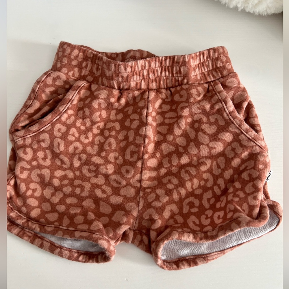 Little sleepies leopard play shorts